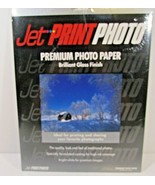 1999 Jet Print Photo PREMIUM PHOTO PAPER 20 SHEETS 8.5&quot; X 11&quot; NEW SEALED... - £7.46 GBP