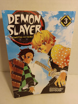 Book Manga Demon Slayer Kimetsu no Yaiba Volume 3 - £10.54 GBP