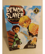 Book Manga Demon Slayer Kimetsu no Yaiba Volume 3 - £10.59 GBP