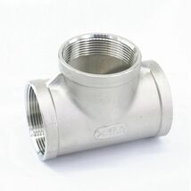 2 Pcs, 2" 150 Female NPT Tee Cast 304 Stainless Steel Pipe Fitting - $74.17