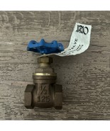 NOS Orbit Gate Valve Full Port 1/2&quot;  Threaded Brass Industrial #41016 - $13.72 CAD