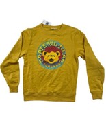 Grateful Dead Forever Mustard Yellow Graphic Sweatshirt Band Concert Siz... - £14.11 GBP