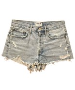 AGOLDE Parker Vintage Cut-Off Blue Jean Shorts Womens Size 24 Distressed - $50.00