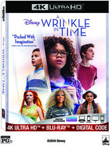 A Wrinkle in Time [Blu-ray] [4K UHD], Good DVD, Deric McCabe,Levi Miller,Chris P - £3.32 GBP