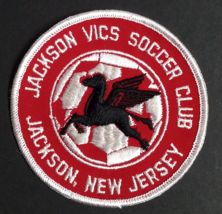 Jackson Vics NJ Soccer Club Clothing Embroidered Souvenir Trading Patch NEW - $9.99