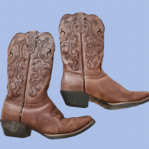 Justin Boots L2559 Brown Size 7B Ladies Pre-Loved - £39.31 GBP