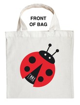 Ladybug Trick or Treat Bag - Personalized Ladybug Halloween Bag - £10.38 GBP