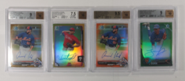 Lotto Di 4 BGS Graduate Bowman Chrome Prospects/Schizzi Auto Rif. Arano, Dunn, - $237.61