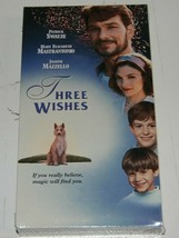 Vintage Three Wishes Sealed VHS Patrick Swayze - £9.39 GBP