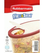 Flex &amp; Seal CLEAR Plastic 1.5 gal Storage Container Cereal Pasta RUBBERM... - $577.66 MXN