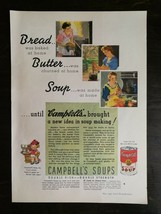 Vintage 1935 Campbell&#39;s Vegetable Soup Full Page Original Ad122 - $6.64