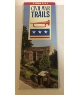 Tennessee Civil War Trails Vintage Travel AAA Fold Out Map Brochure Ephe... - £6.68 GBP