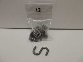 12 S Hooks (trapping supplies trap fasteners mighty hooks trap modification) - £7.05 GBP