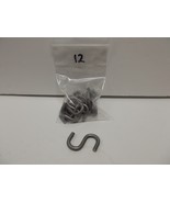 12 S Hooks (trapping supplies trap fasteners mighty hooks trap modificat... - $8.82