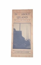 In &amp; About Leland Michigan 1990 Travel Brochure, Visitor’s Guide, &amp; Fold... - $150.74 MXN
