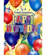 To A Great-Grandson, Happy Birthday - Birthday Greeting Card - 01517 - $2.79