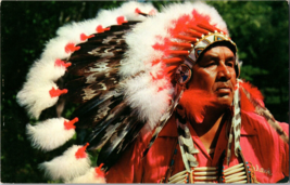 Vtg Postcard, Jessie J. Lossie, Cherokee Indian Reservation, North Carolina - £5.08 GBP