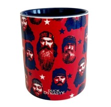 Duck Dynasty Coffee Cup Mug 10 Oz Red Blue White A&amp;E Television Network C10 - £15.81 GBP