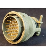 CANNON ITT Military Grade 32 Gold Pin MALE Computer CONNECTOR KTP06B22-3... - $23.75