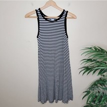 Old Navy | Black &amp; White Striped Tank Dress, womens size small - £11.42 GBP