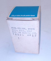 Curtis Industries Fuel Filter GM Buick Oldsmobile Pontiac 10835 Qty 12 - 1 Box - £4.79 GBP