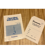 Operating instructions booklet parts order form for Panasonic MC 672 vacuum - $27.70 CAD