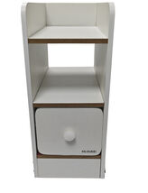 XILOUKEI White Bedside tables with Drawer for Bedroom,Living Room &amp; Smal... - $35.96