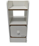 XILOUKEI White Bedside tables with Drawer for Bedroom,Living Room &amp; Smal... - $35.96