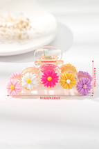 Yellow Flower Decor Hair Claw Clip - $3.09