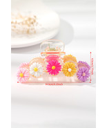 Yellow Flower Decor Hair Claw Clip - $3.09