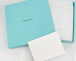 Tiffany &amp; Co Empty Blue Gift Box with Embossed Blank Card - £14.19 GBP