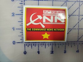 CNN Communist News Network Bumper Sticker Democrat President Joe Biden  - £2.36 GBP