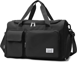 Sports Gym Duffel Bag with Shoes Compartment and Dry Wet Separated Pocke... - $23.98