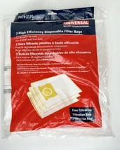 NEW Universal 3 High Efficiency Disposable Filter Bags Wet Dry Vac PS19-... - $14.80
