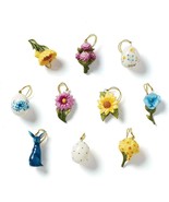 Lenox Floral Easter Spring Tree Ornaments Miniature Set 10 Bunny Egg Flo... - $82.00