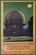 10363.Decor Poster.Room wall art design.Northwestern University Observatory - £13.61 GBP+