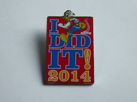 Disney Exchange Pins 99565 WDW - 2014 Half Marathon 'I DID It!' - Donald Duck... - $9.37