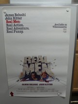 Real Men James Belushi John Ritter Barbara Barrie Home Video Poster 1987 - £11.72 GBP