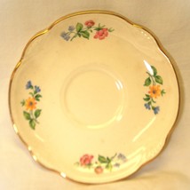Homer Laughlin Saucer Floral Bouquet circa 1940s - $9.89