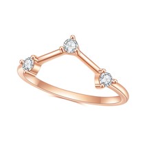 Beautiful Tiara Matching Moissanite Ring 925 Silver Real Solid Gold For ... - $53.01
