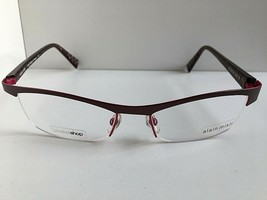 New ALAIN MIKLI AL0938 AL 0938 0013 54mm Bronze Semi-Rimless Eyeglasses Frame - £303.54 GBP
