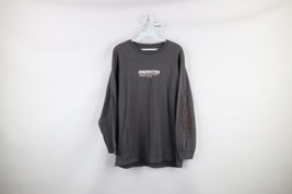 Vtg Y2K American Chopper Mens L Faded Black Widow Motorcycle Long Sleeve T-Shirt - £35.46 GBP