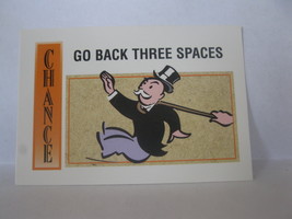 1995 Monopoly 60th Ann. Board Game Piece: Chance Card - Go Back 3 Spaces - $1.00