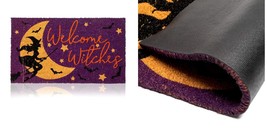 30 x 17&quot; Halloween Door Mat, Coco Coir Welcome Witches for Indoor Outdoo... - £43.10 GBP