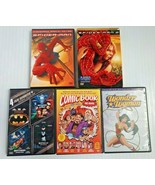 Batman, Spiderman, Spiderman 2, Comic Book The Movie, Wonder Woman 5 DVD... - £14.06 GBP