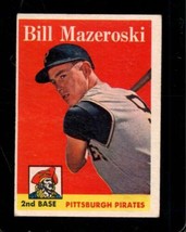 1958 Topps #238 Bill Mazeroski Vgex Pirates Hof *X103835 - £34.46 GBP