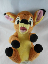Disney Babies Bambi Plush Disney Parks 10&quot; embroidered eyes - £3.69 GBP