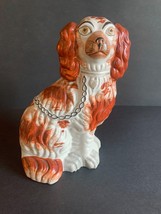 Staffordshire English Porcelain Cavalier King Charles Spaniels 10&quot; high - £157.01 GBP