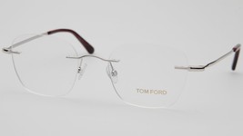 New Tom Ford Tf 5341 018 Silver Eyeglasses Frame 49-20-150mm B41mm Italy - £119.48 GBP
