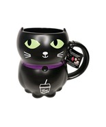 Tim Hortons Mug Black Cat Color Change Pumpkin 20 oz 202 LIMITED EDITION... - $808.45 MXN
